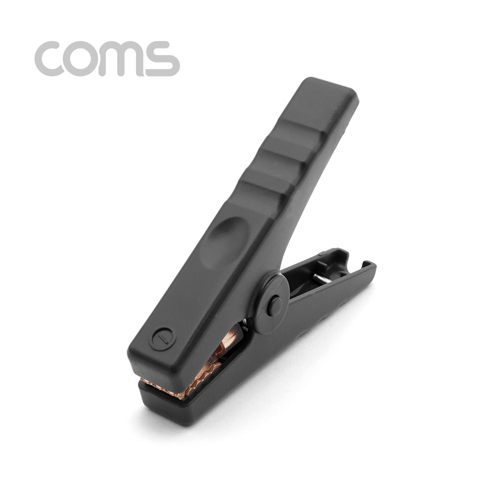 Coms 악어 클립, 흑색 (Black) - 1개