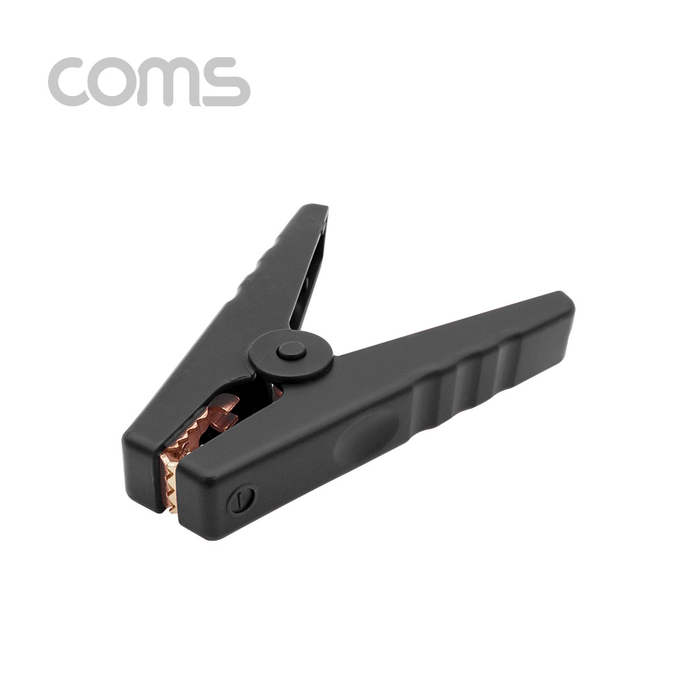 Coms 악어 클립, 흑색 (Black) - 1개
