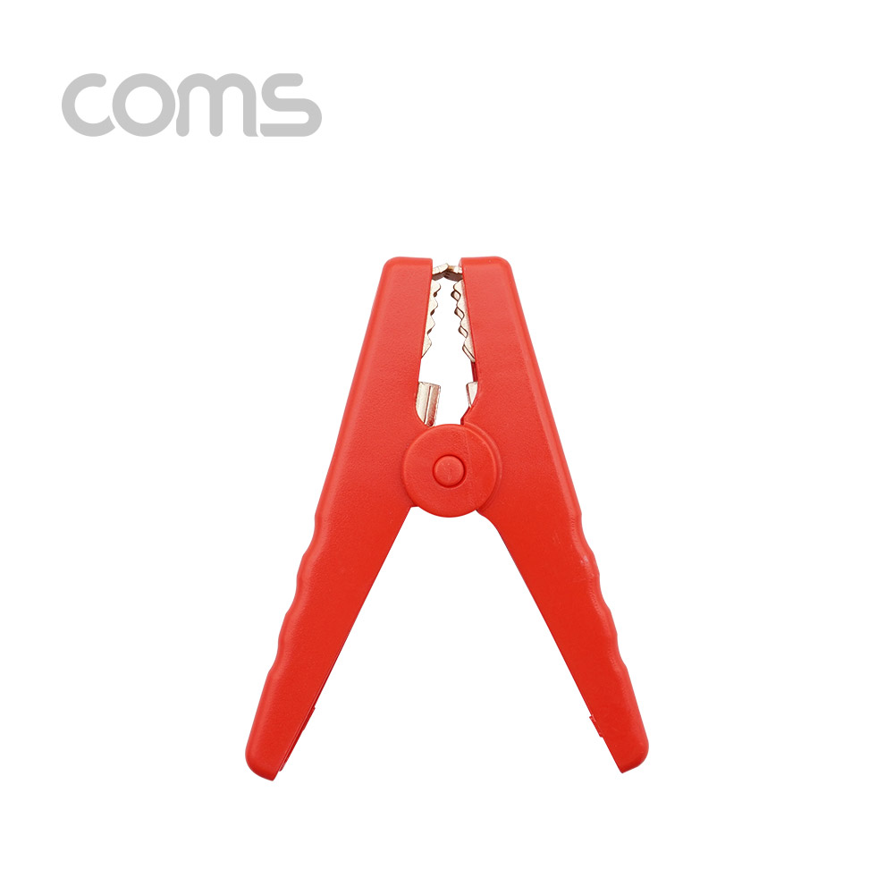 Coms 악어 클립, 적색 (Red) - 1개