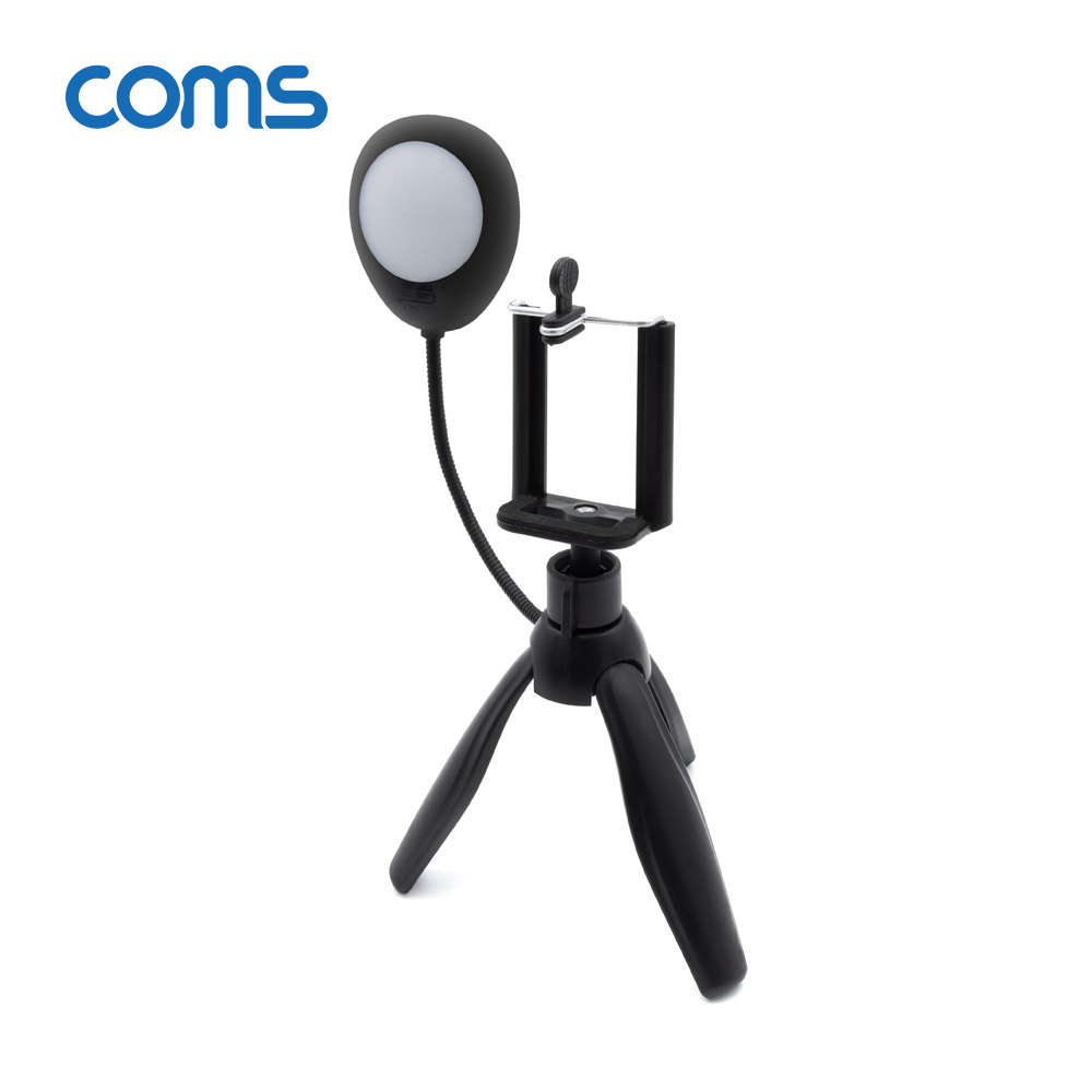 Coms 스마트폰 미니 삼각대 링 라이트