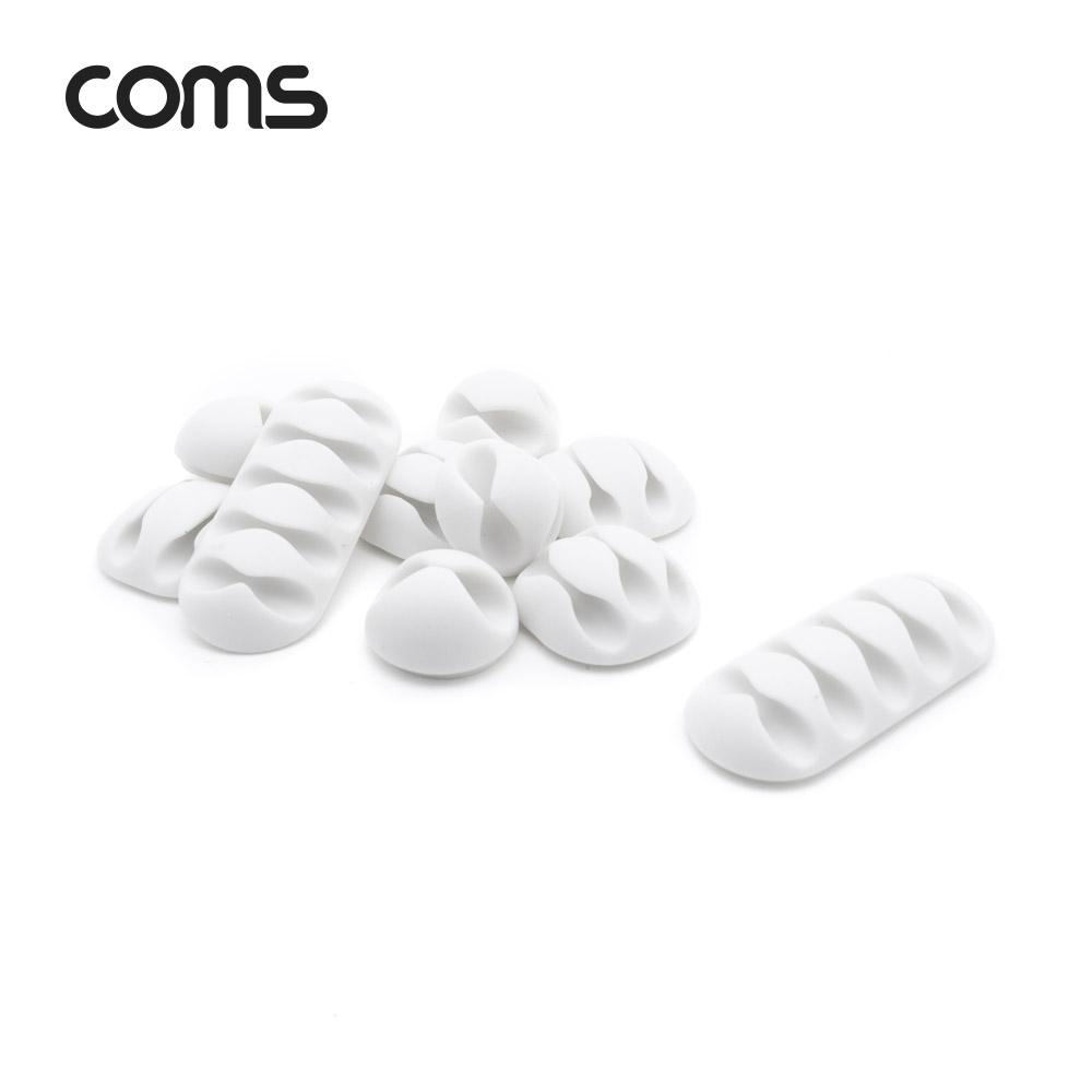 Coms 케이블 오거나이저 10pcs, White