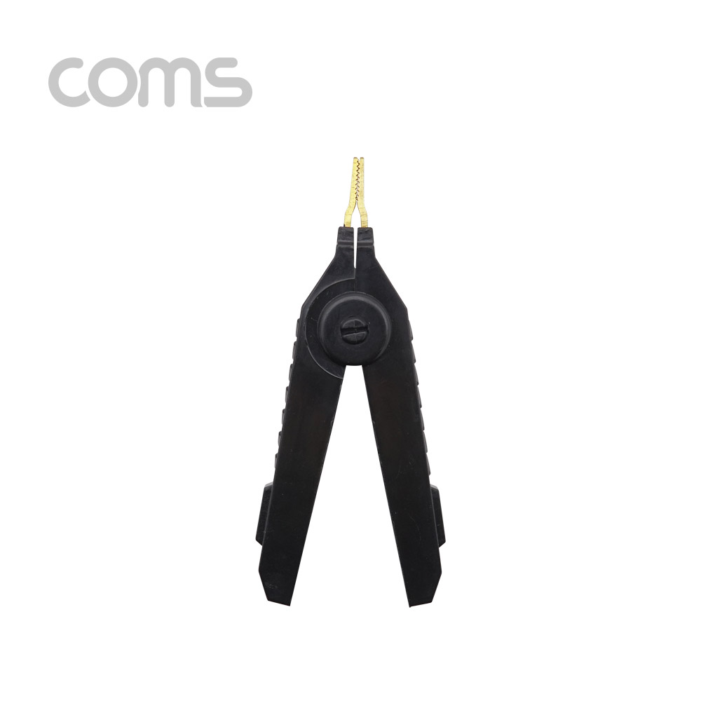 Coms 악어 클립, 흑색(Black) - 1개