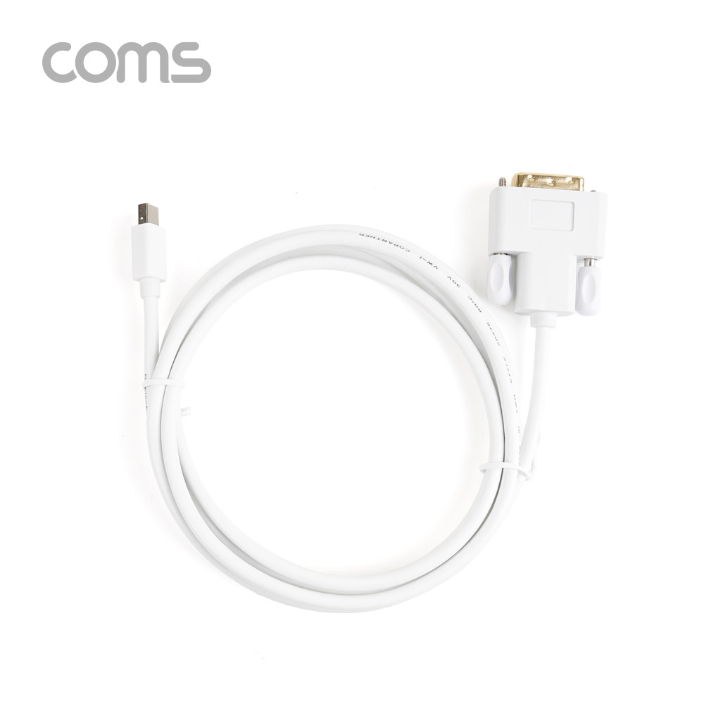 Coms 디스플레이 포트(Mini) 케이블(DVI 변환) 1.8M / DP Mini