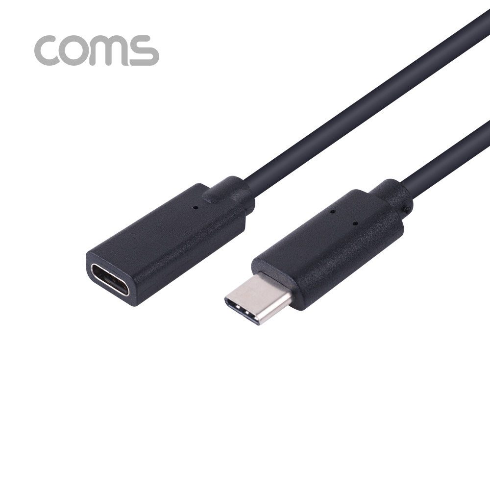 Coms USB 3.1 Type-C Gen2 케이블 C to C (M/F) / 1m