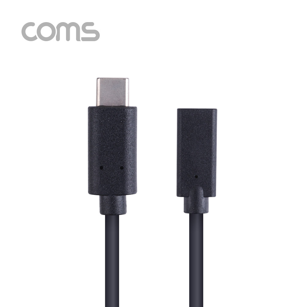 Coms USB 3.1 Type-C Gen2 케이블 C to C (M/F) / 1m