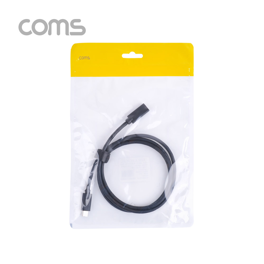 Coms USB 3.1 Type-C Gen2 케이블 C to C (M/F) / 1m