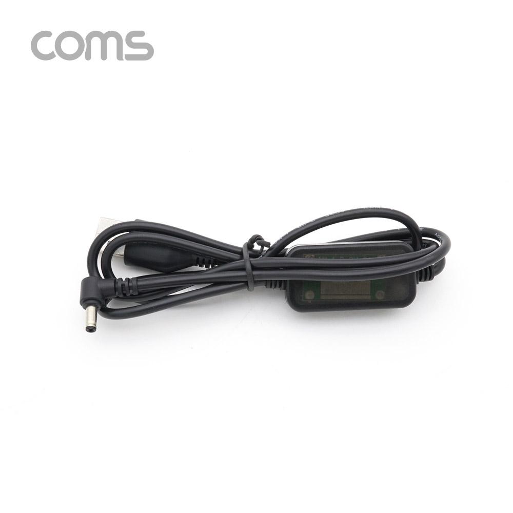 Coms USB 전원(DC 3.5) 승압 케이블 1M / 5V -> 12V 0.8A