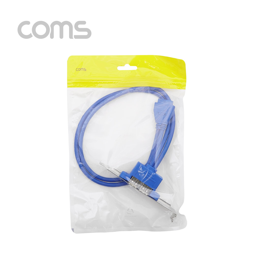 Coms USB 포트 3.0 (20P -> 2port USB) - 50cm / 브라켓