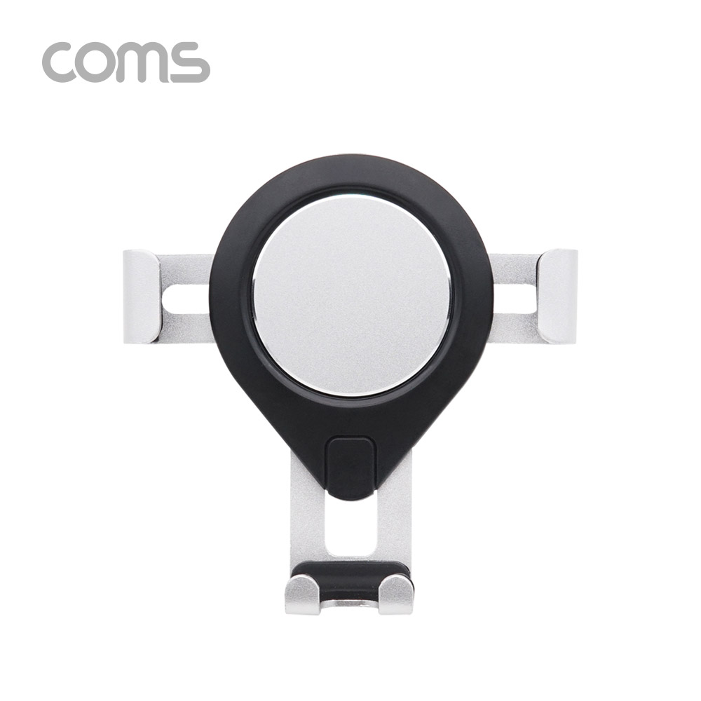 Coms 차량용 스마트폰 거치대 / 송풍구/에어컨 설치 / Silver