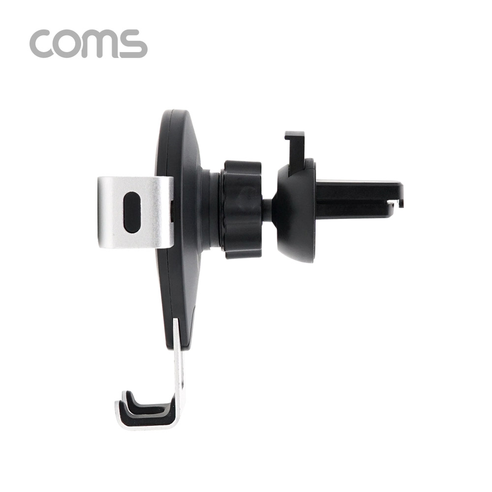 Coms 차량용 스마트폰 거치대 / 송풍구/에어컨 설치 / Silver