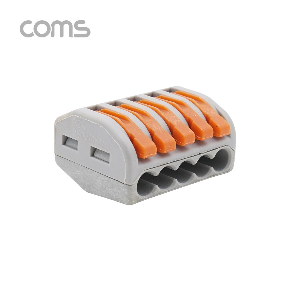 Coms 터미널 블록 5핀 / 일방향 / 와이어 커넥터 / 접속 단자 / Toolless / DC 전원 전용