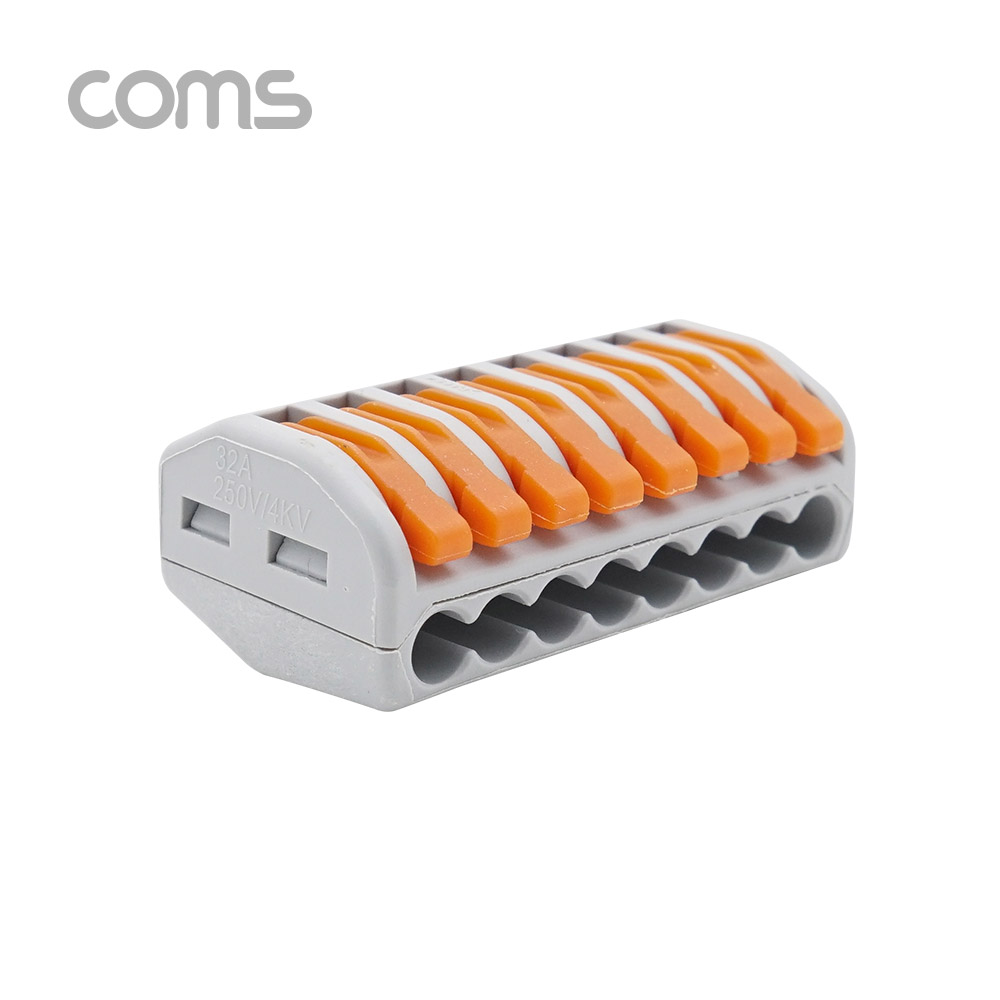 Coms 터미널 블록 8핀 / 일방향 / 와이어 커넥터 / 접속 단자 / Toolless / DC 전원 전용