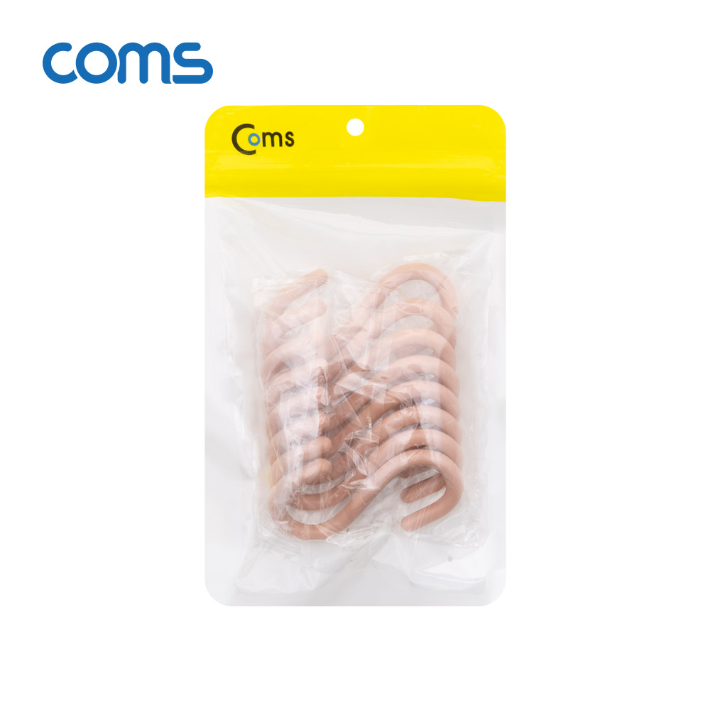Coms S자 고리 - 인디고 핑크(소) 8EA