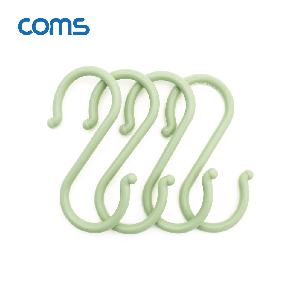 Coms S자 고리 - 올리브 그린(대) 4EA