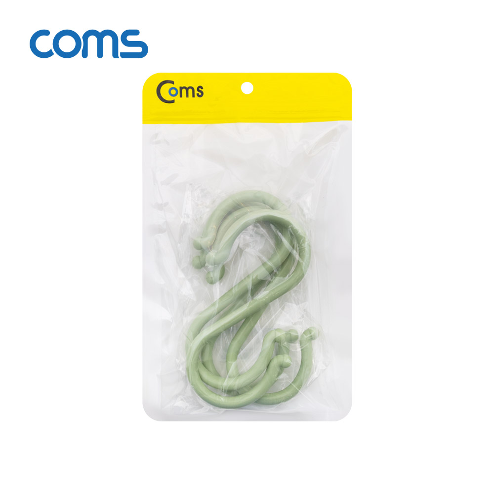 Coms S자 고리 - 올리브 그린(대) 4EA