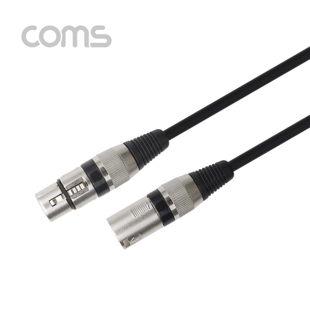 Coms 캐논 케이블 연장 - 30cm 3P Mic(M)/3P Mic(F)