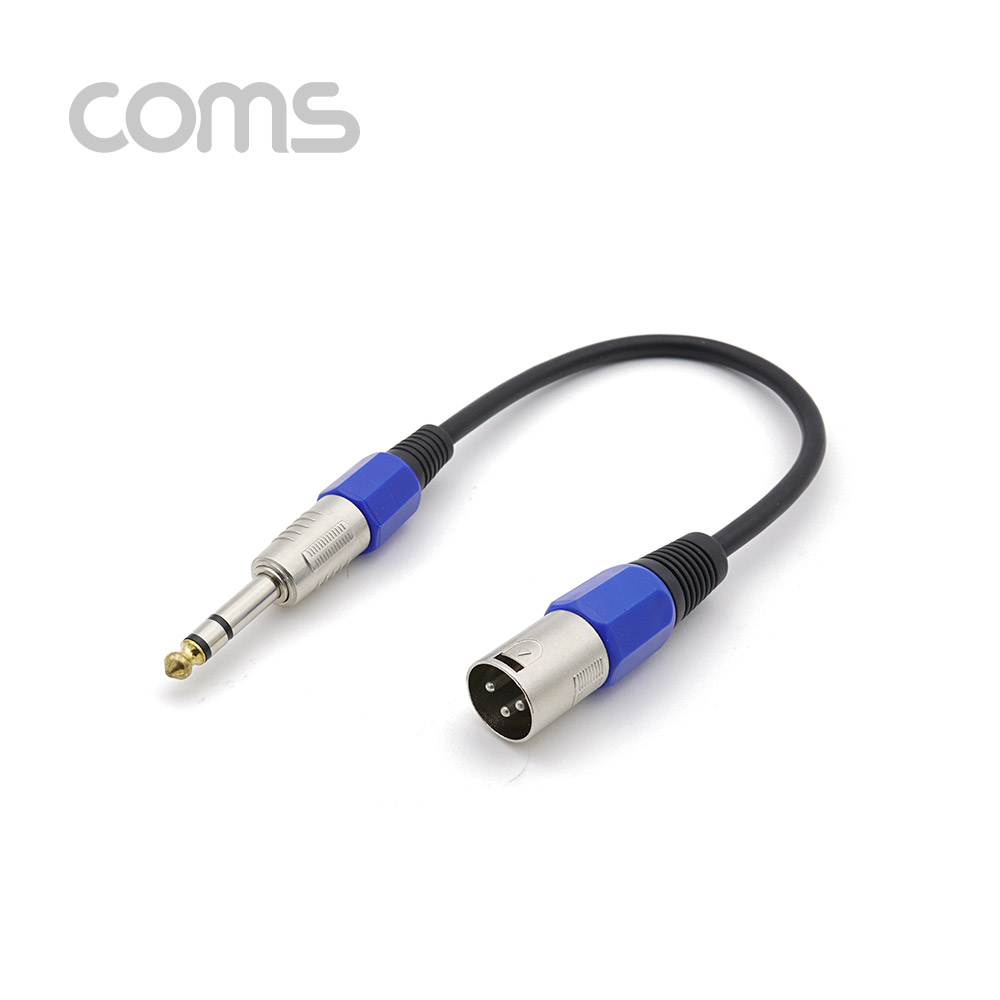 Coms 캐논 젠더, 캐논(M)/6.3 스테레오 ST(M) - 30cm