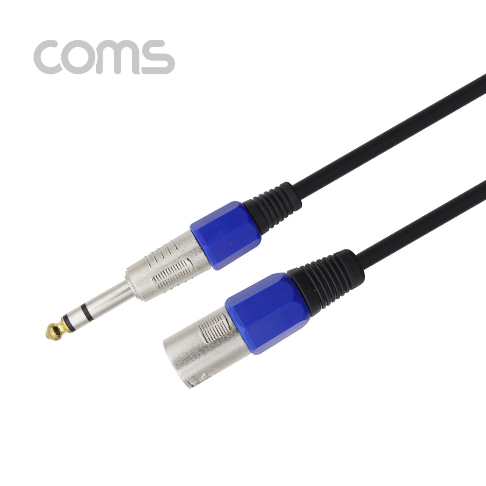 Coms 캐논 젠더, 캐논(M)/6.3 스테레오 ST(M) - 30cm