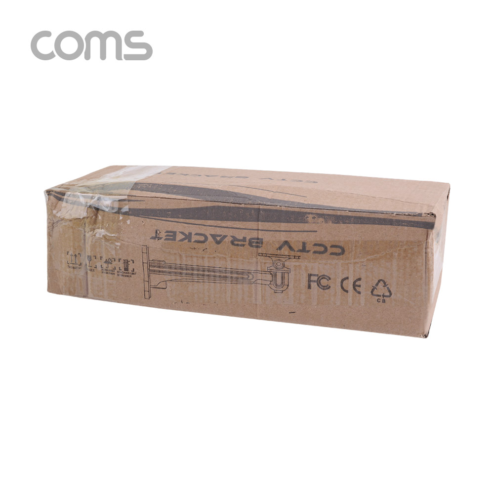 Coms CCTV용 거치대(Silver) / Metal / 1관절 각도조절