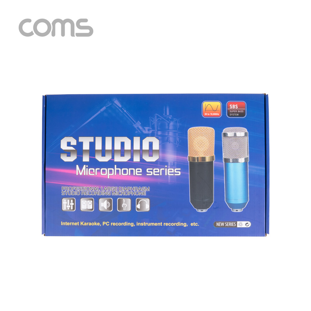 Coms 콘덴서 마이크 세트 / 탁상 거치용 / 스탠드 / 팝 스크린 / 레코딩 / 방송