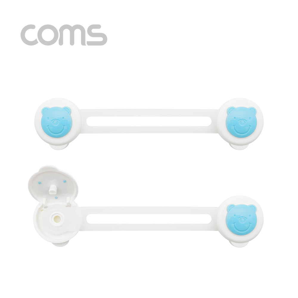 Coms 도어락(어린이 안전) 2pcs, 서랍 잠금장치