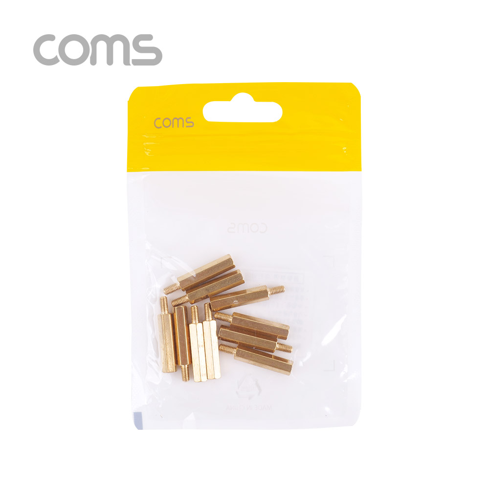 Coms 육각나사 (수/암) / 나사류 / 2.5cm / 10ea