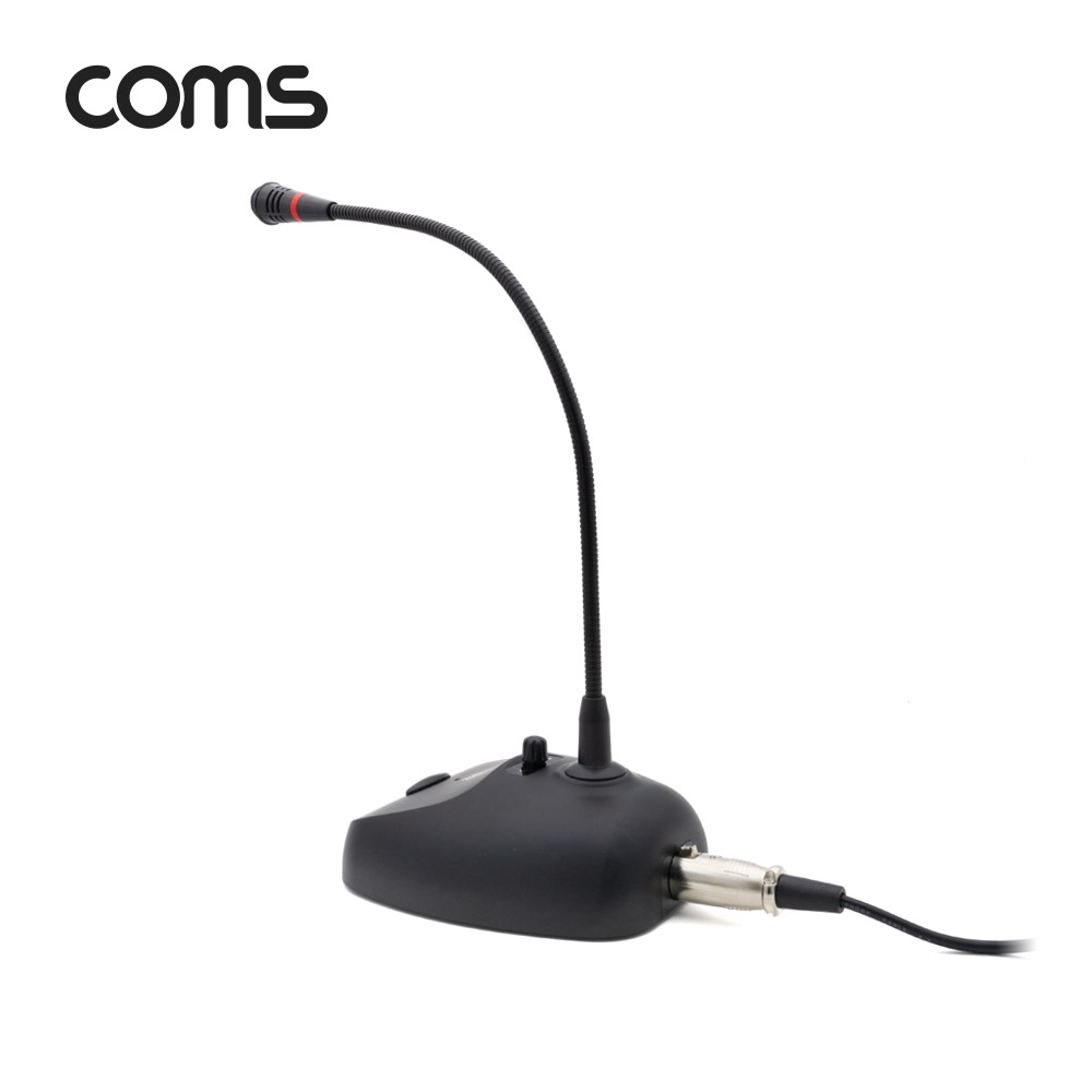 Coms 스탠드형 콘덴서 마이크 (구즈넥타입 / 60Hz~16KHz, 5M)