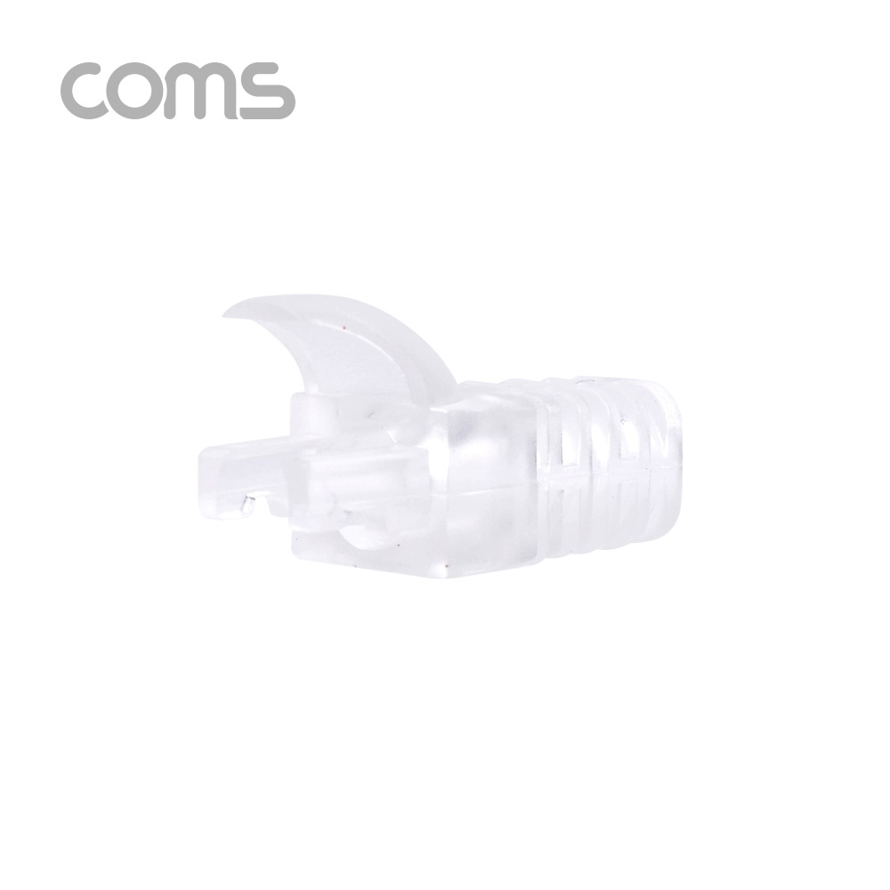 Coms 부트(투명) / CAT6 / PVC통 / 100ea