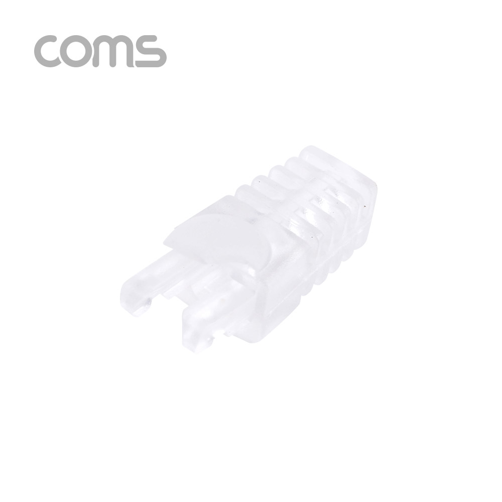 Coms 부트(투명) / CAT5 / PVC통 / 100ea