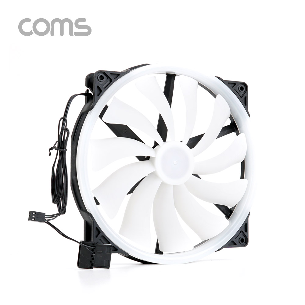 Coms 쿨러 CASE / 200mm / Rainbow LED / Cooler