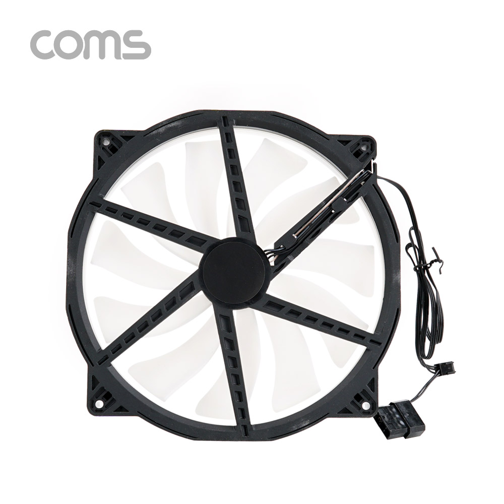 Coms 쿨러 CASE / 200mm / Rainbow LED / Cooler