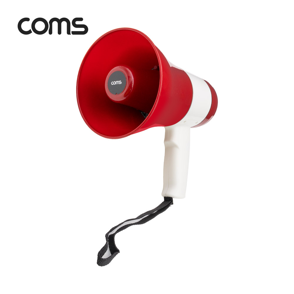 Coms USB 멀티 메가폰 (확성기 / 메모리음악재생 / 녹음 / 사이렌 / 20W / 최대 500m)