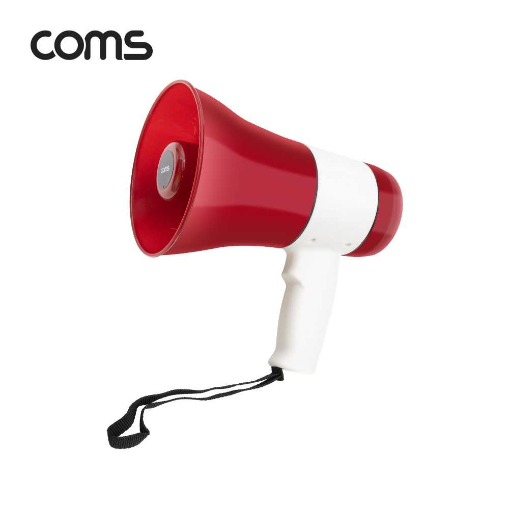 Coms USB 멀티 메가폰 (확성기 / 메모리음악재생 / 녹음 / 사이렌 / 20W / 최대 500m)