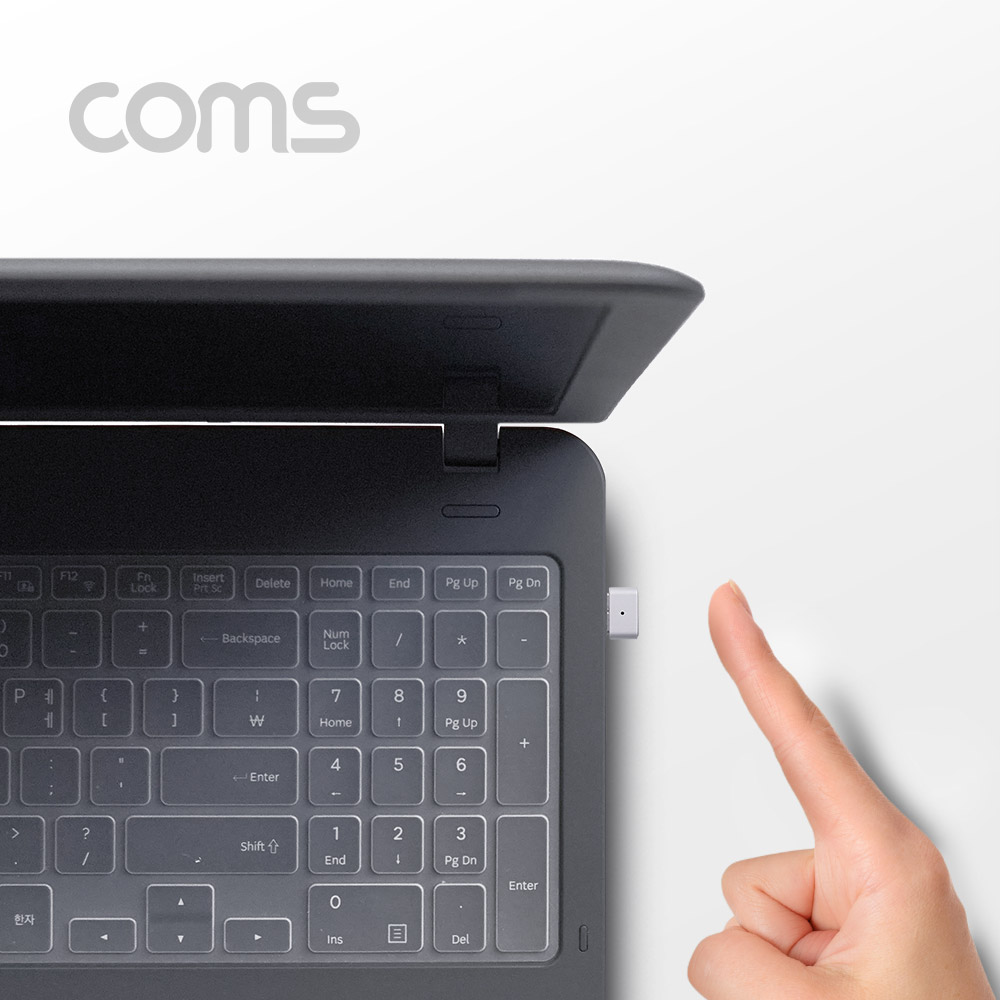 Coms USB 지문 인식기(미니) - PC 파일 보안 / 웹 및 앱 로그인 / 암호화/ 생체인식 잠금 해제