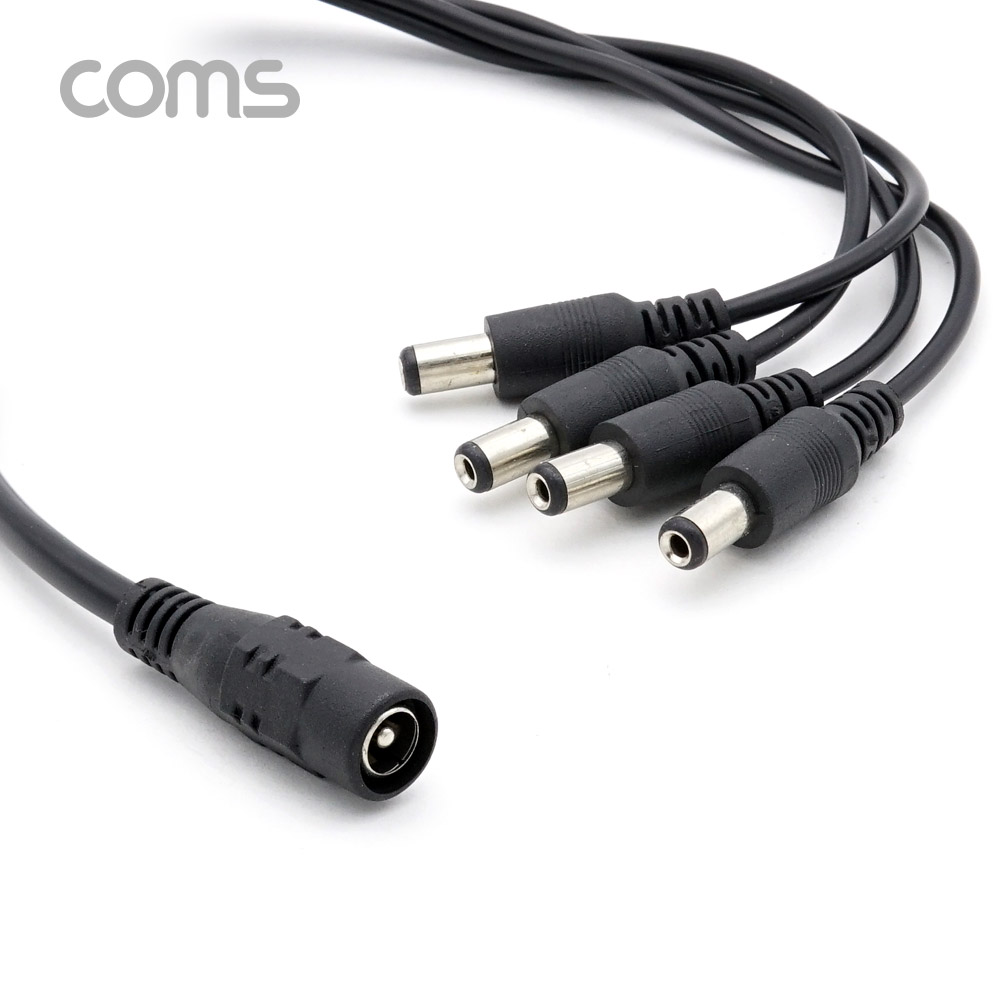 Coms DC 전원 분배기 / 4분배 / 1DC(F) to 4DC(M) / 40cm