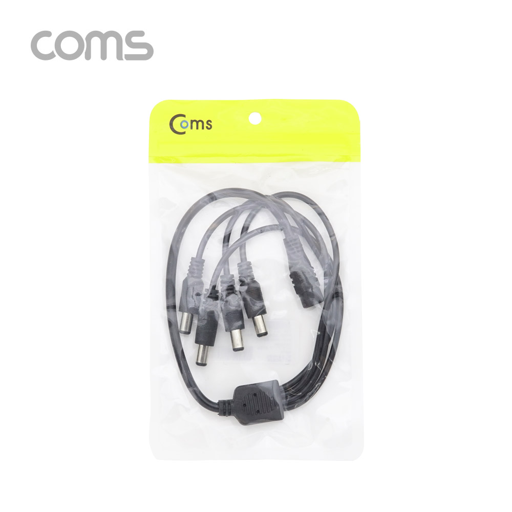 Coms DC 전원 분배기 / 4분배 / 1DC(F) to 4DC(M) / 40cm
