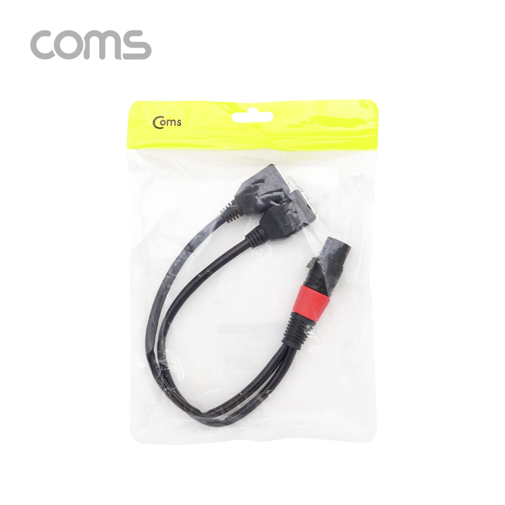Coms 캐논 변환 케이블(Y형) / 캐논(F)/RJ45(F)x2 / 30cm