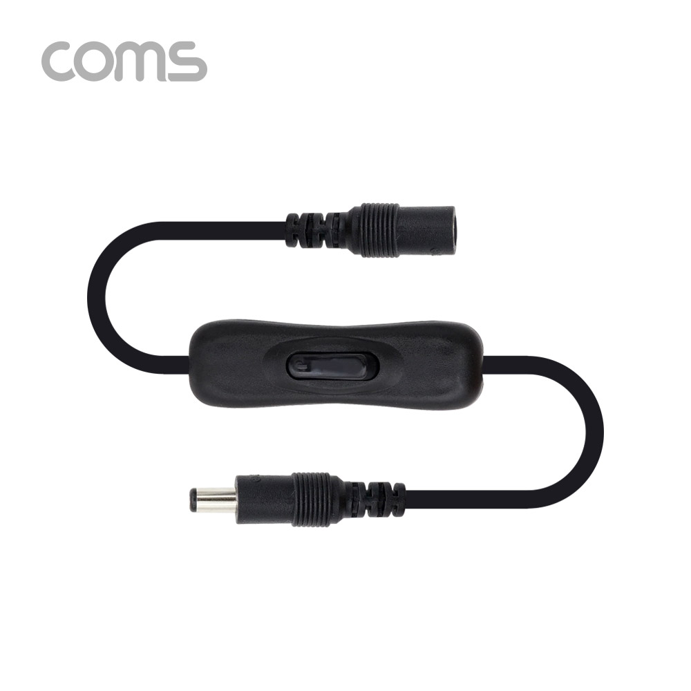 Coms DC 전원 스위치(On/Off 버튼) / DC 5.5(2.1) MF / 30cm