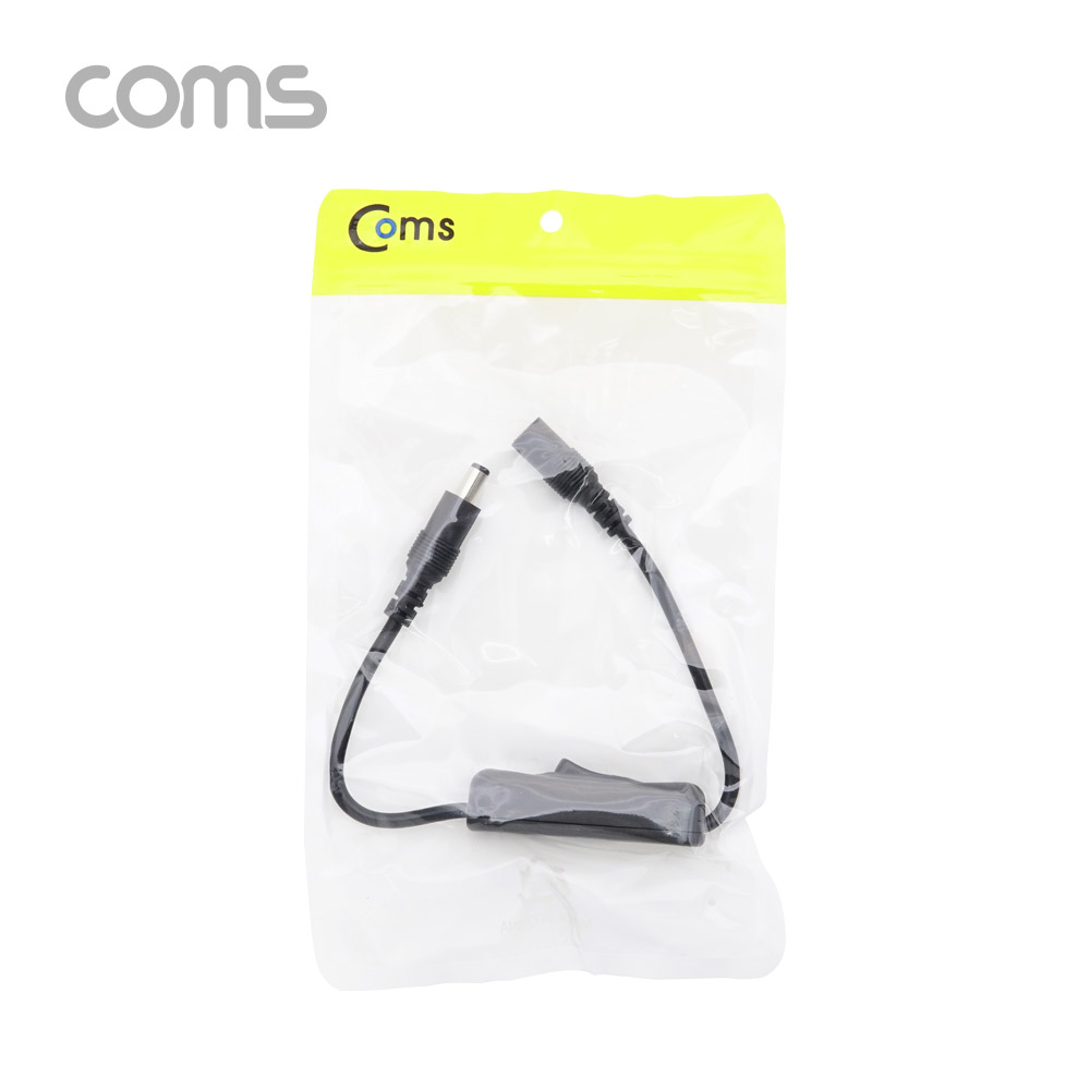 Coms DC 전원 스위치(On/Off 버튼) / DC 5.5(2.1) MF / 30cm