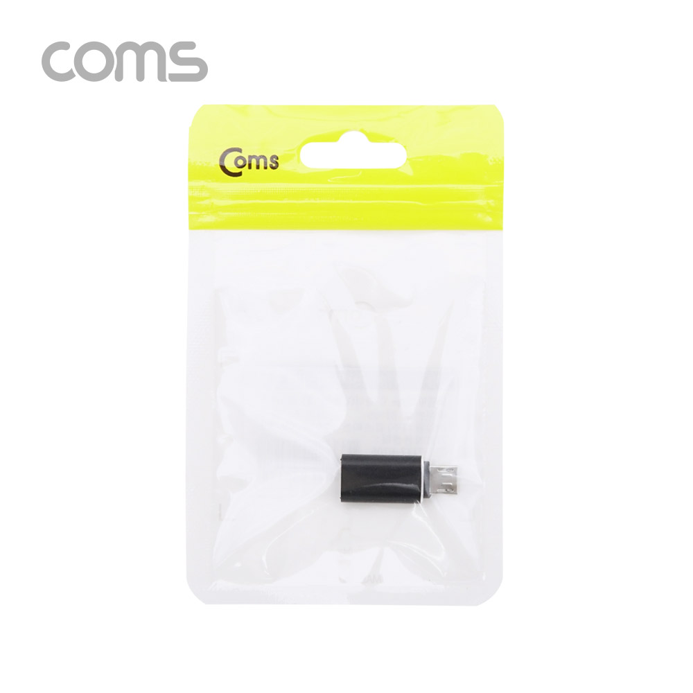 Coms USB 3.1 Type C 젠더 (C F/5P M) / Short / Black
