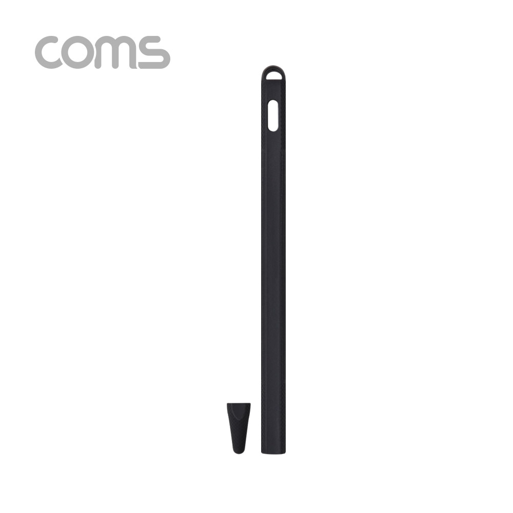 Coms iOS 펜슬 보호케이스 / 2세대 / 실리콘 / Black