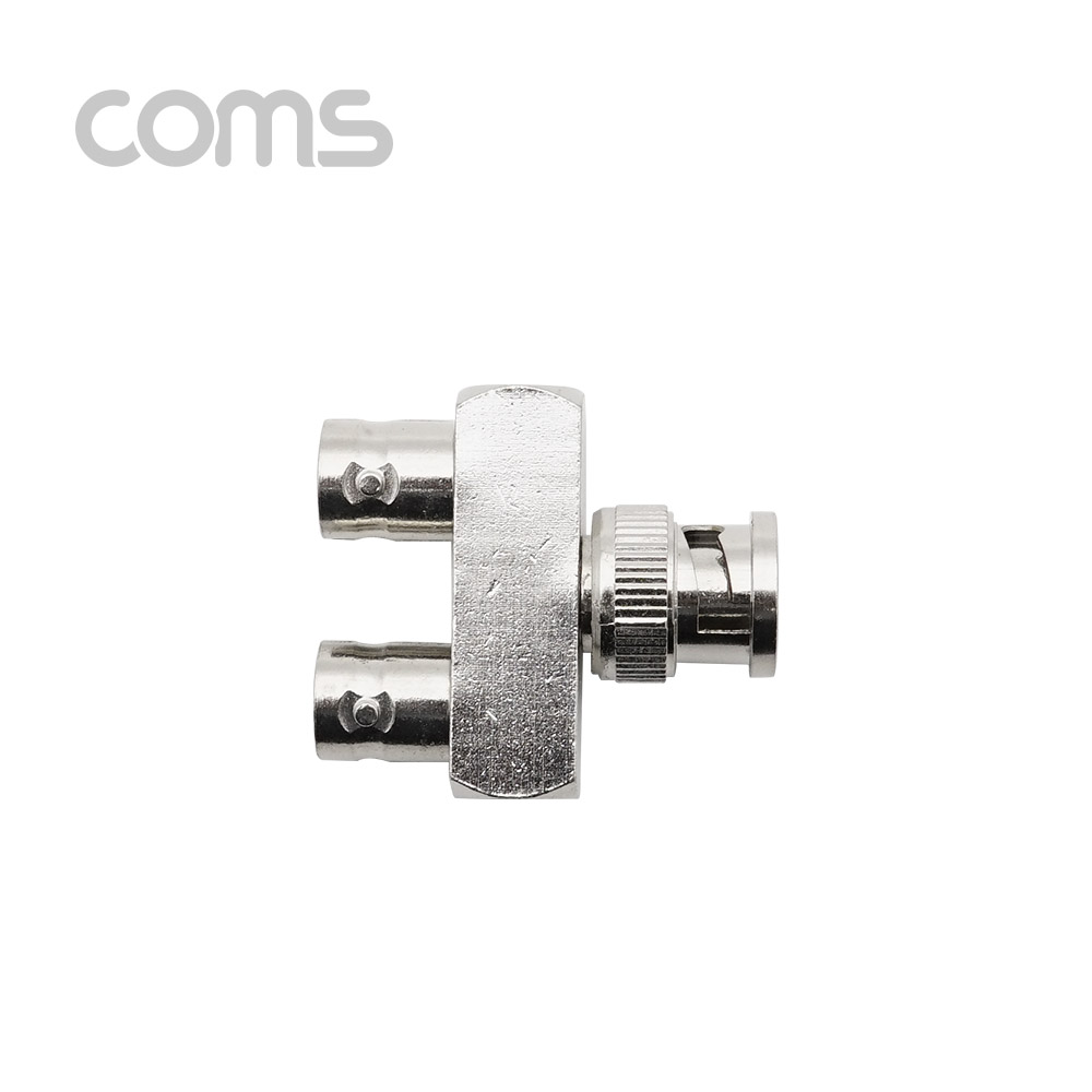 Coms BNC 젠더 Y 형(M/Fx2)
