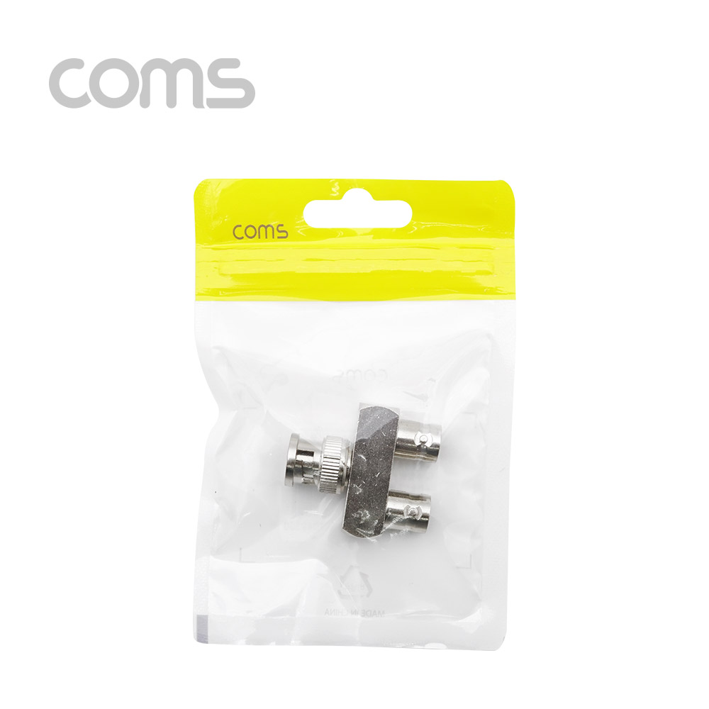 Coms BNC 젠더 Y 형(M/Fx2)