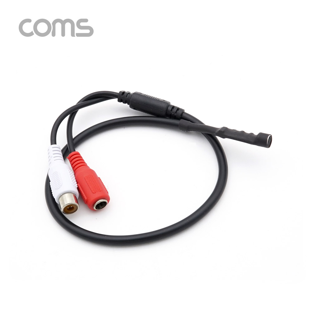 Coms CCTV용 오디오 모니터 마이크 / CCTV 마이크 / RCA 전용 / 핀형