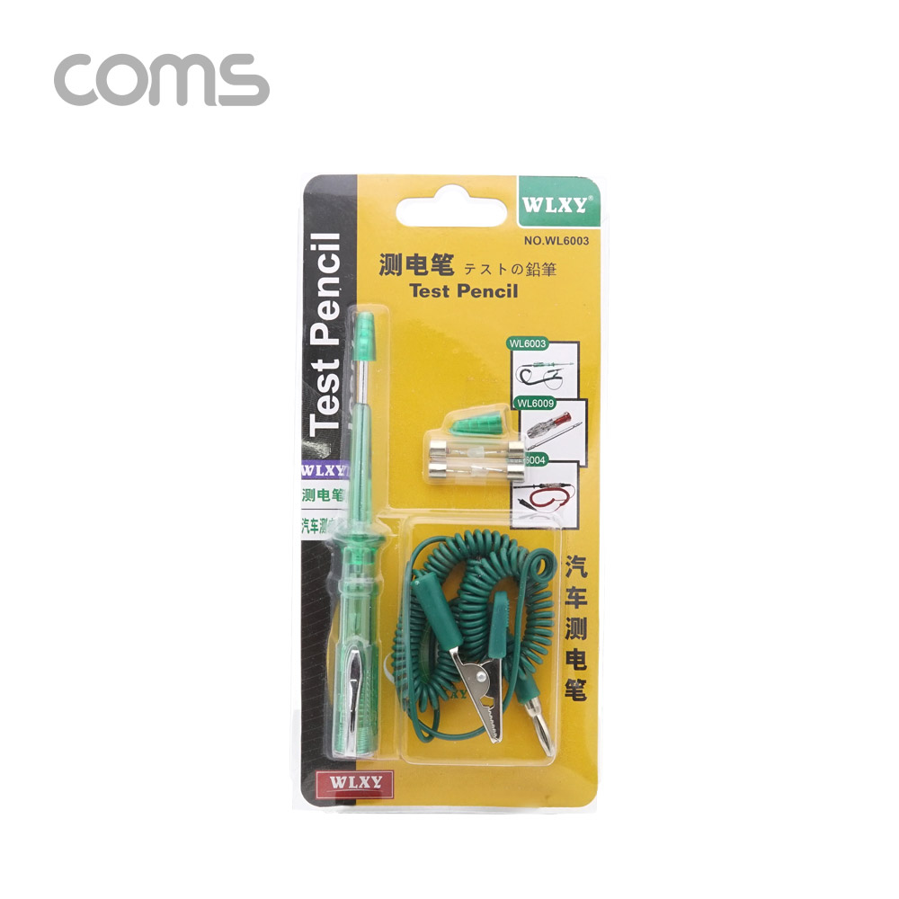 Coms 차량 전압 측정 테스터기 / 배선 테스터기 / 12~24V / 펜형