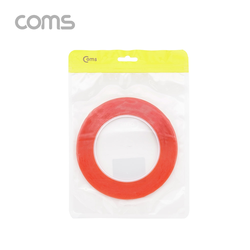 Coms 절연 테이프(Red 비닐) 5mm / 0.13mm x 25m