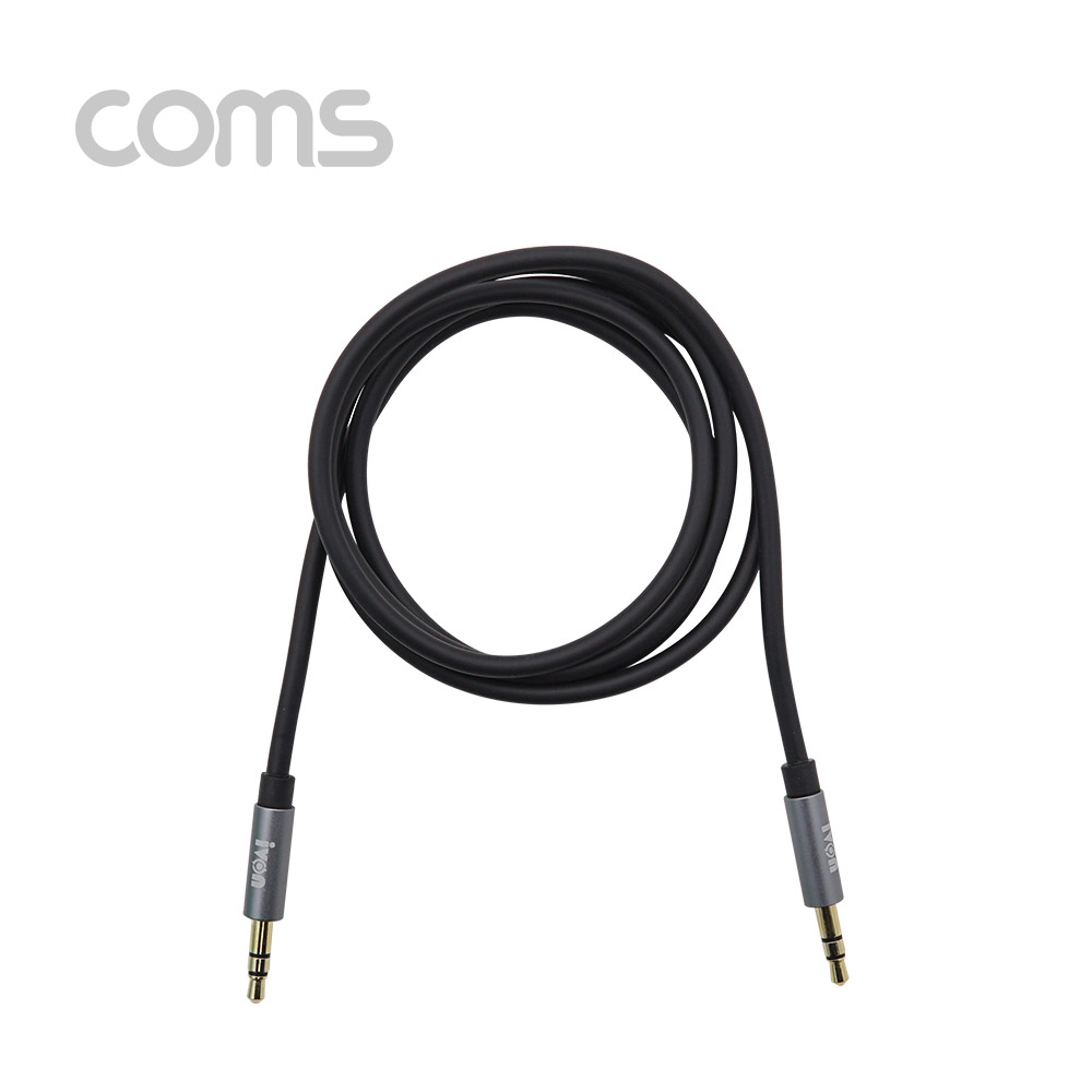 Coms 3극 스테레오/AUX 케이블 (M/M) 1M