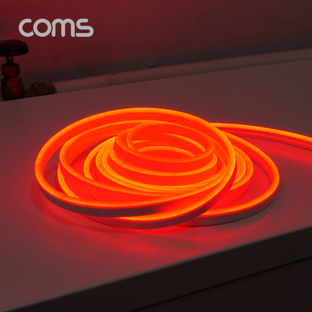Coms LED 슬림형(줄/띠형) / DC전원 / 5M / Red