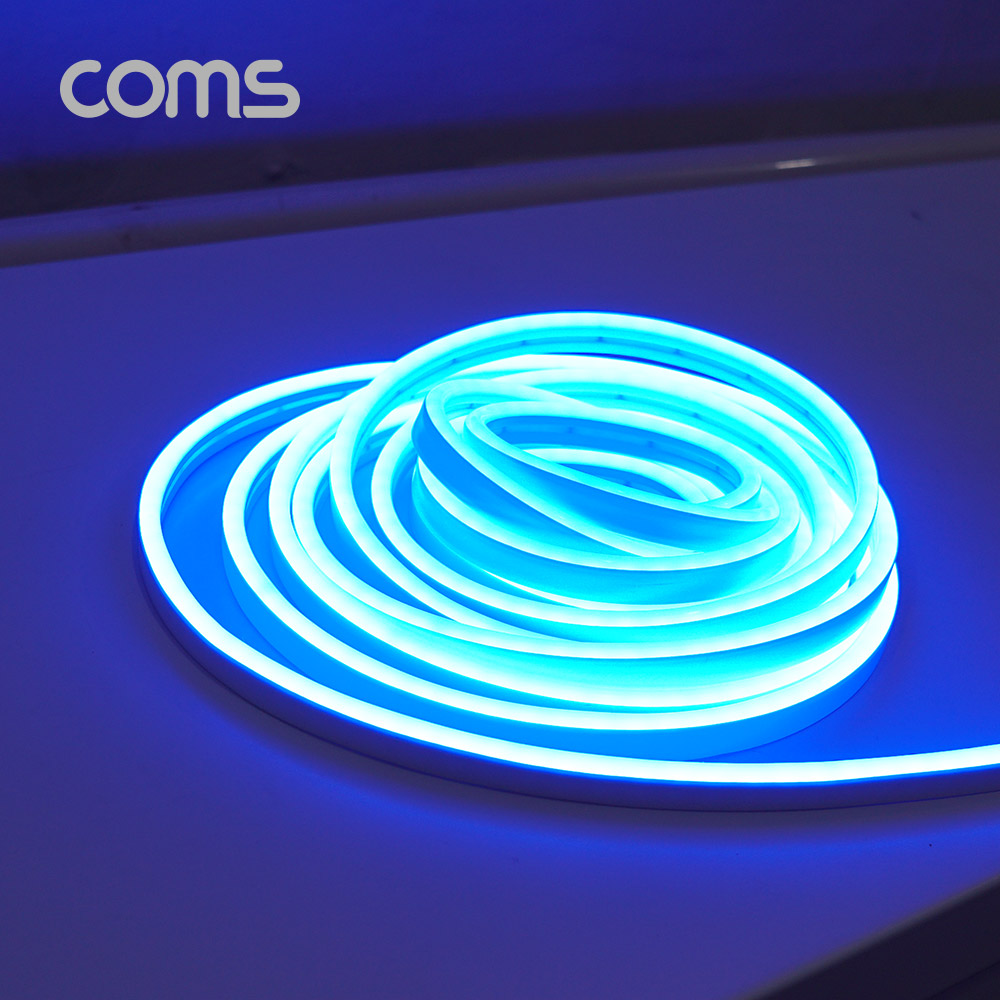 Coms LED 슬림형(줄/띠형) / DC전원 / 5M / Blue