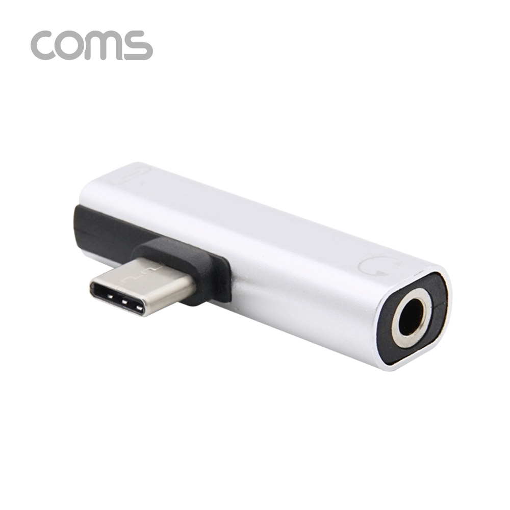 Coms USB 3.1(Type C) AUX 젠더 / 충전+스테레오 / 화웨이, 샤오미 전용(국내폰 사용불가)